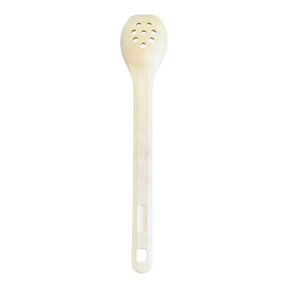 Rubbermaid  Slotted Serving Cooking Nylon Spoon #‎ 1974 Ivory White